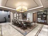 中式风格家居装修装饰室内设计效果-H801-2