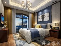 中式风格家居装修装饰室内设计效果-H801-4