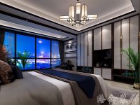 中式风格家居装修装饰室内设计效果-H801-5