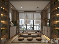 中式风格家居装修装饰室内设计效果-H803-4