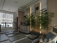 中式风格家居装修装饰室内设计效果-H803-5