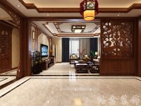 中式风格家居装修装饰室内设计效果-H804-1