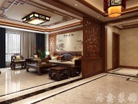中式风格家居装修装饰室内设计效果-H804-2