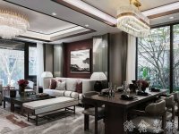 中式风格家居装修装饰室内设计效果-H810-2